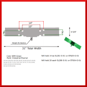 BL513 WEIGHT BRACKET MEASUREMENTS