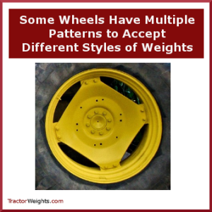 3 hole and 4 hole wheel weight mounting pattern blog image.