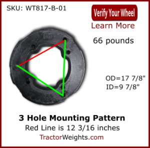 WT817 3 HOLE MOUNTING PATTERN