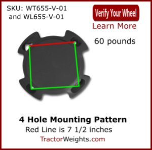 WL655 MOUNTING PATTERN IMAGE