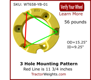 WT658-YB-01 MOUNTING PATTERN IMAGE 2