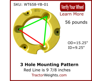 WT658-YB-01 MOUNTING PATTERN IMAGE 1