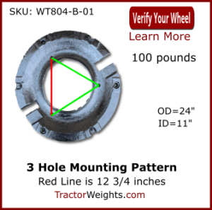 WT804 MOUNTING PATTERN DIAGRAM 1 OF 2