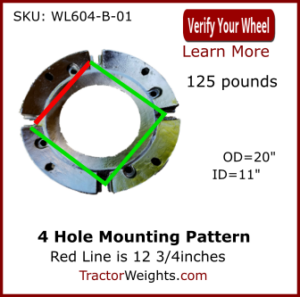 WK604 Mounting Pattern Image 2